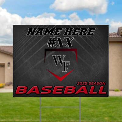 Personalized Yard Sign with name and number Thumbnail