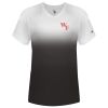Women's V-Neck Ombre T-Shirt Thumbnail